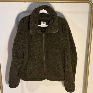 SO Green Sherpa Jacket